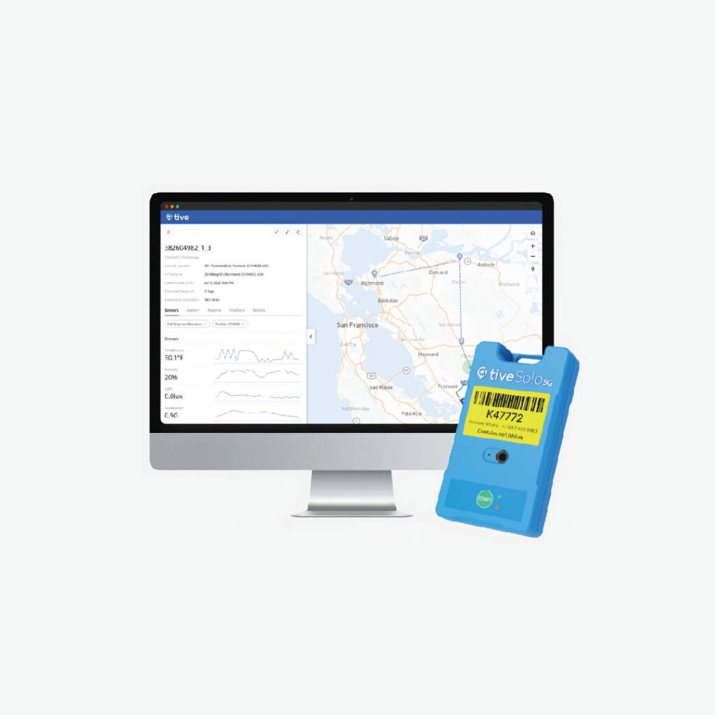 Tive Solo 5g | Temperature Data Logger Wireless | Silentrac